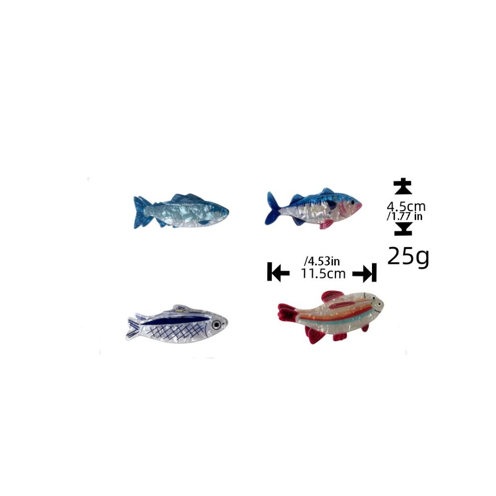 Hairpin Ocean Animal Hair Claw - Lifestyle In Korean ulasan dan harga